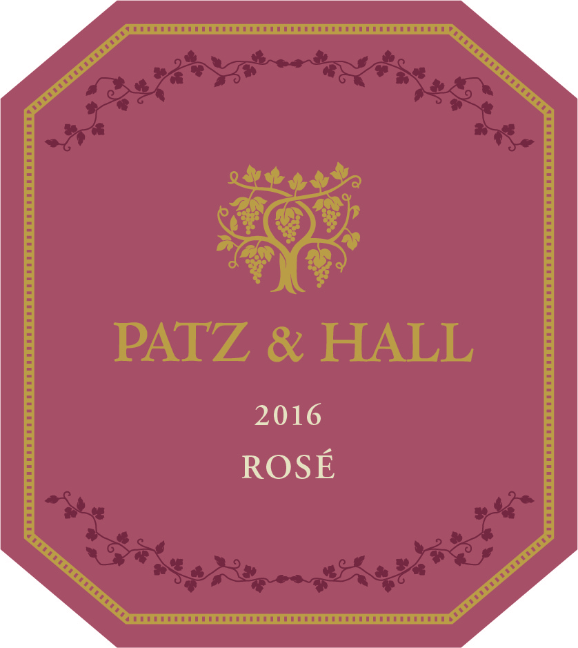TABC label artwork for Patz & Hall Rose Sparkling Wine North Coast