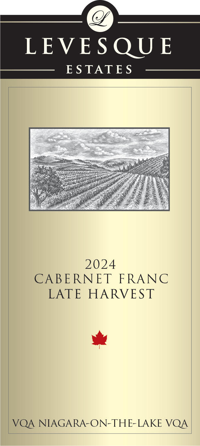 TABC label artwork for Levesque Late Harvest Cabernet Franc