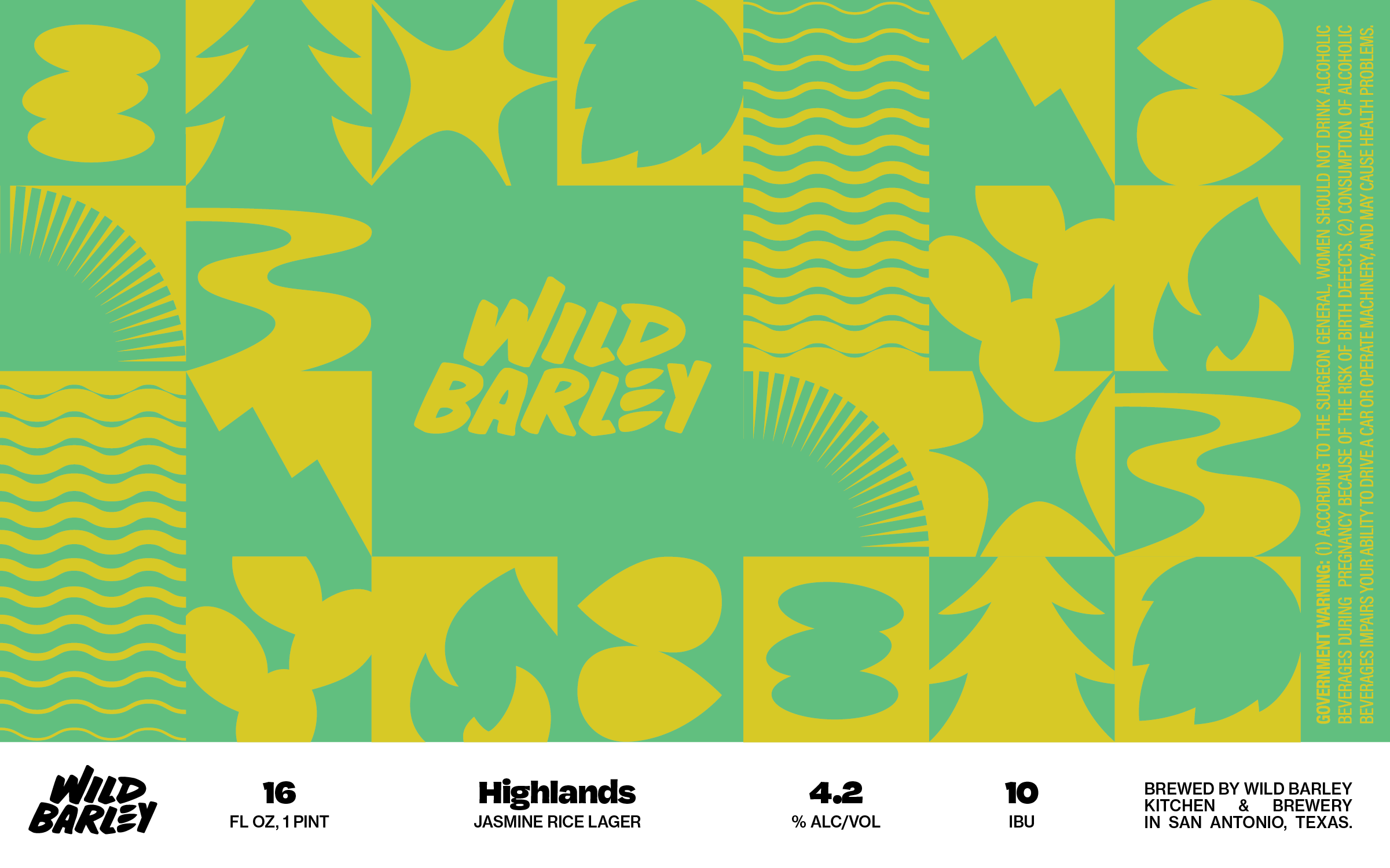 TABC label artwork for Highlands