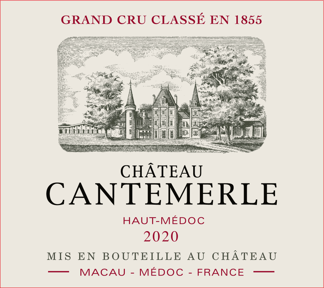 TABC label artwork for Chateau Cantemerle