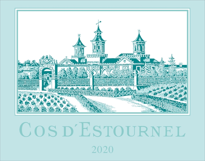 TABC label artwork for Cos D'estournel Bordeaux White