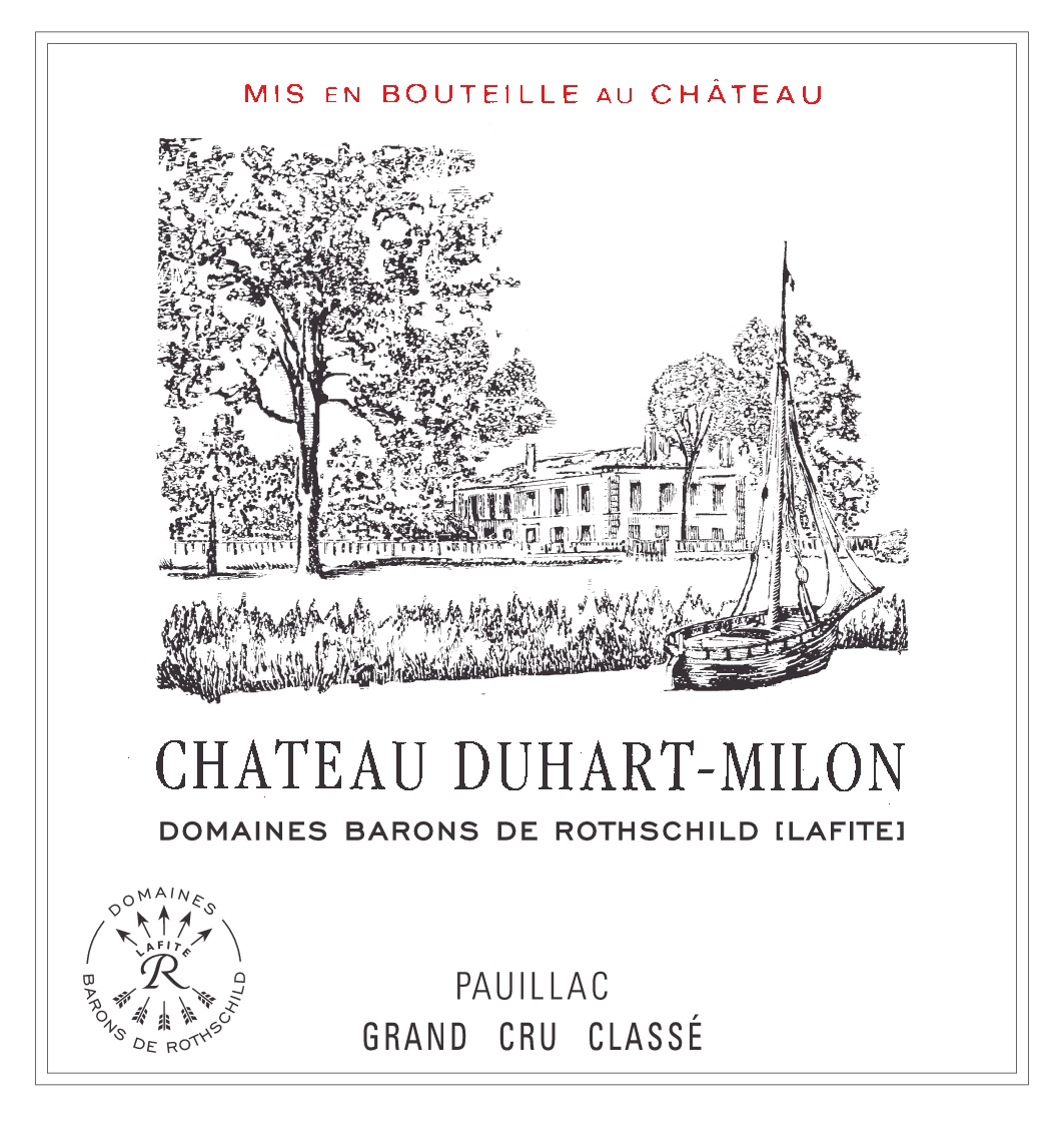 TABC label artwork for Chateau Duhart-Milon Pauillac Red