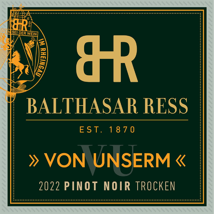 TABC label artwork for Balthasar Ress Rheingau Pinot Noir