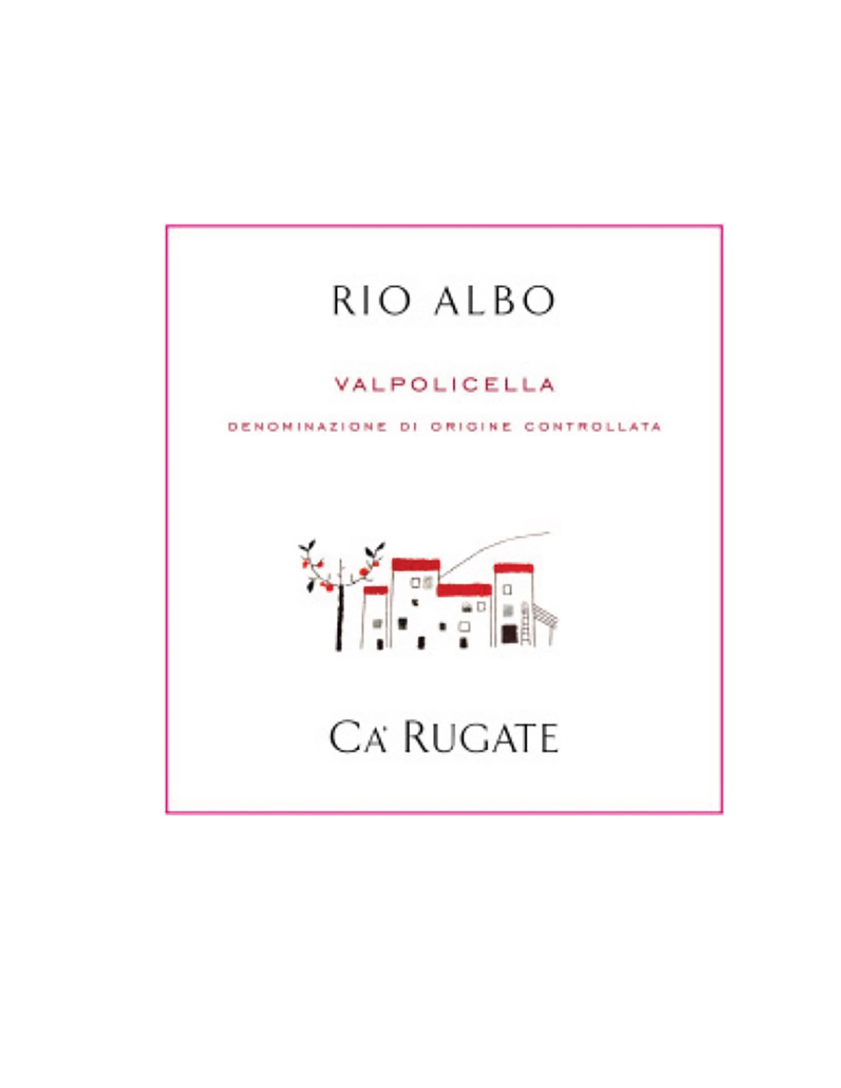 TABC label artwork for Ca Rugate Valpolicella Rio Albo