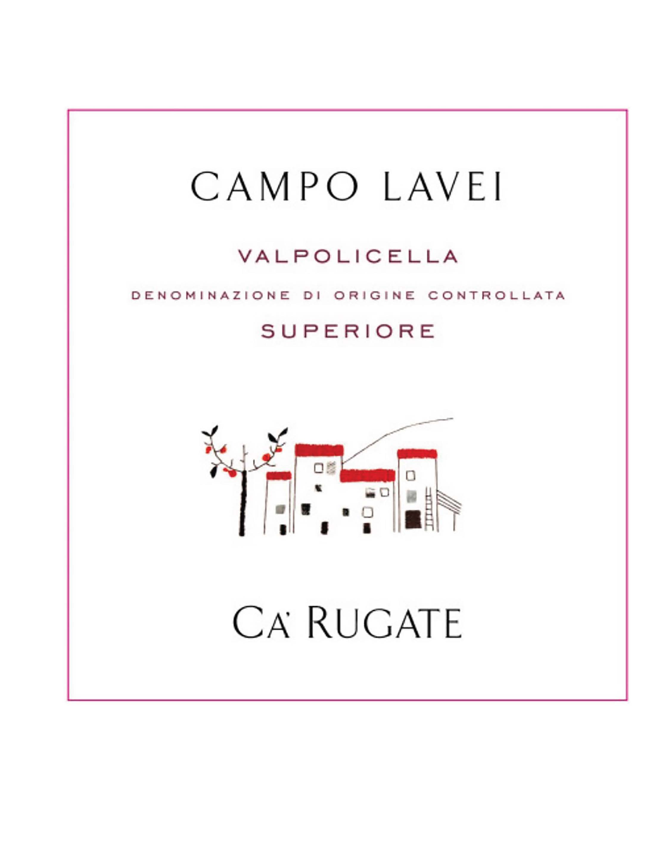 TABC label artwork for Ca Rugate Valpolicella Superiore Campo Lavei