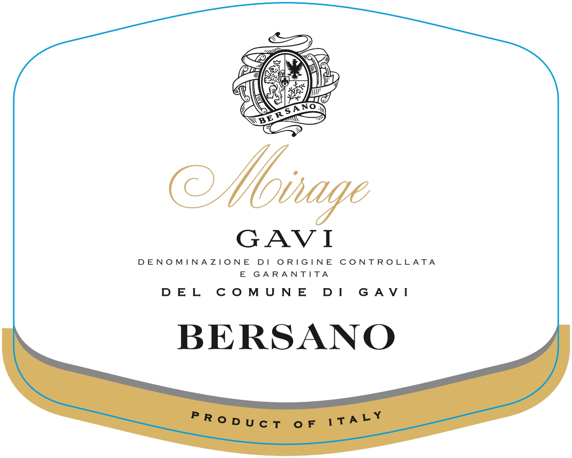TABC label artwork for BERSANO VINI SRL MIRAGE GAVI DOCG
