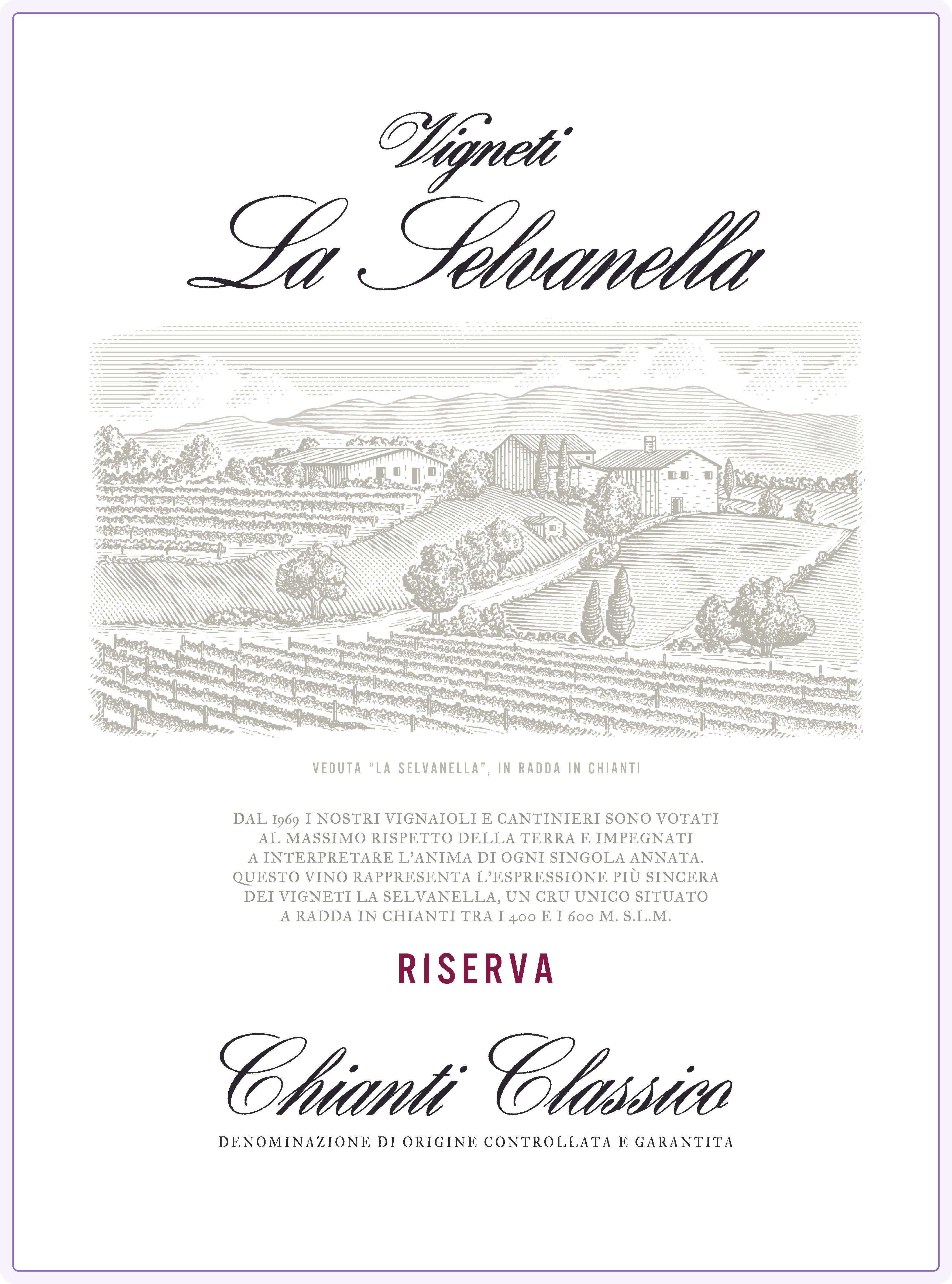 TABC label artwork for Vigneti La Selvanella Chianti Classico Riserva