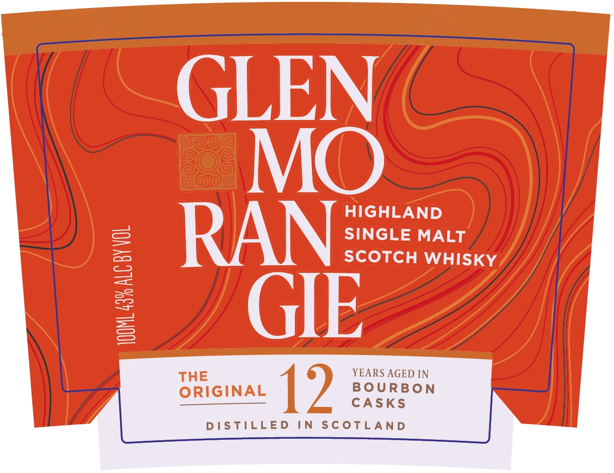 TABC label artwork for Glenmorangie 12YO Original 100ml