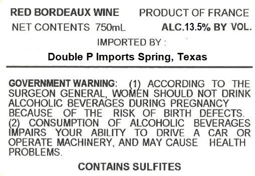 TABC label artwork for CHATEAU GRUAUD LAROSE