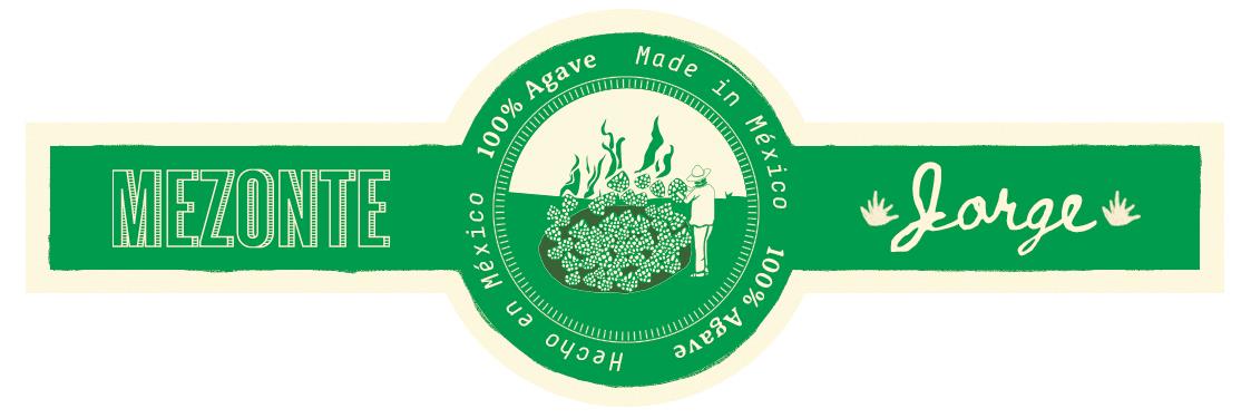 TABC label artwork for Mezonte Jorge Perez Agave Spirit