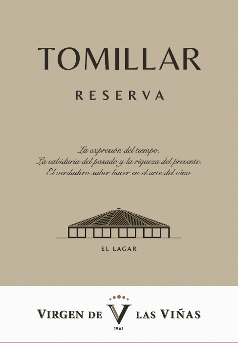 TABC label artwork for Tomillar Reserva
