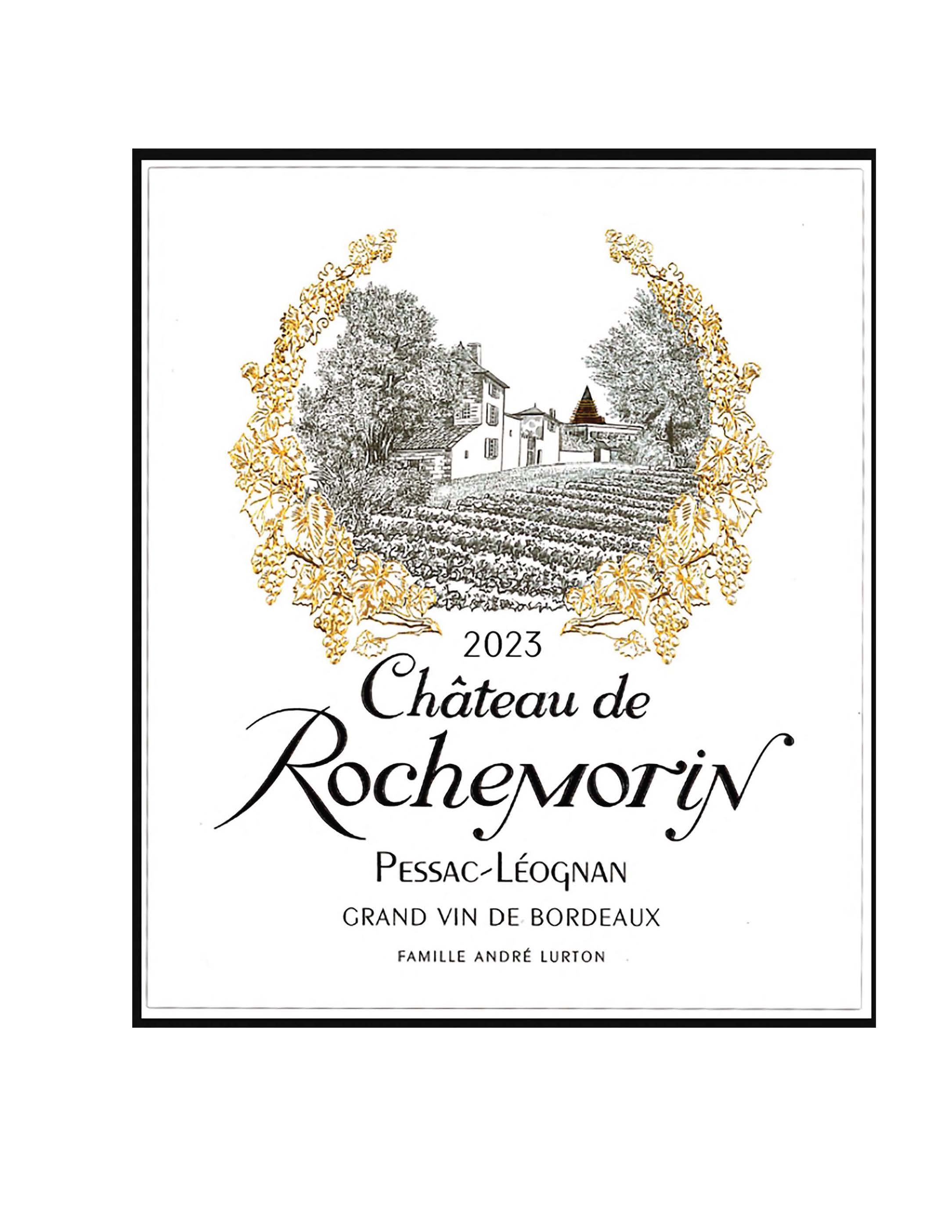 TABC label artwork for Andre Lurton Chateau De Rochemorin Sauvignon Blanc