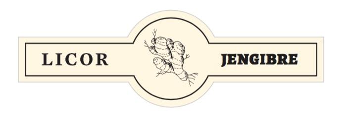 TABC label artwork for Pajarote Jengibre Liqueur