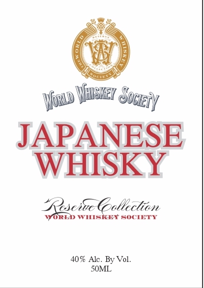 TABC label artwork for WORLD WHISKEY SOCIETY RESERVE COLLECTION JAPANESE WHISKY