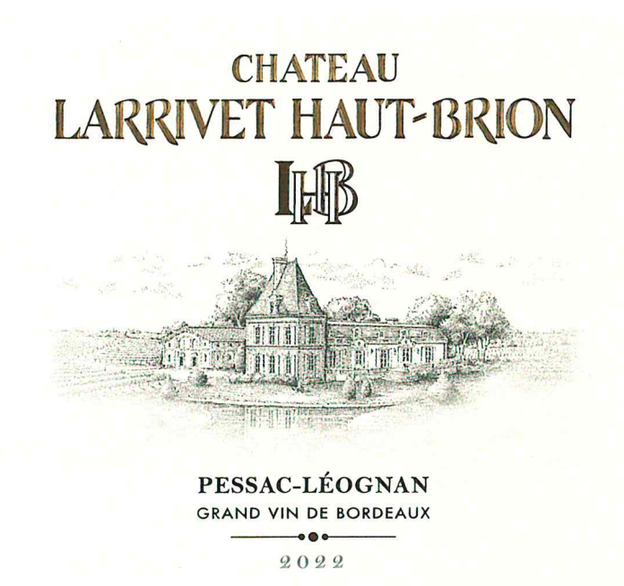 TABC label artwork for CHATEAU LARRIVET HAUT-BRION