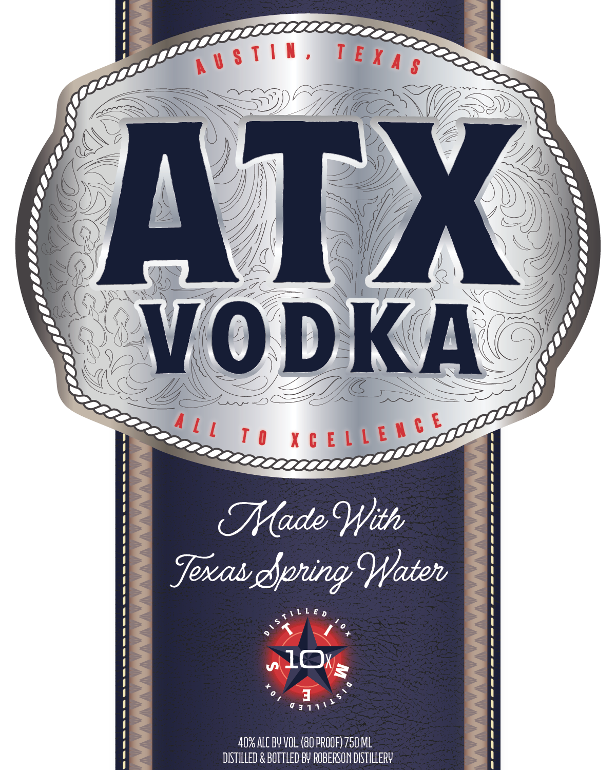 TABC label artwork for ATX All to Xcellence