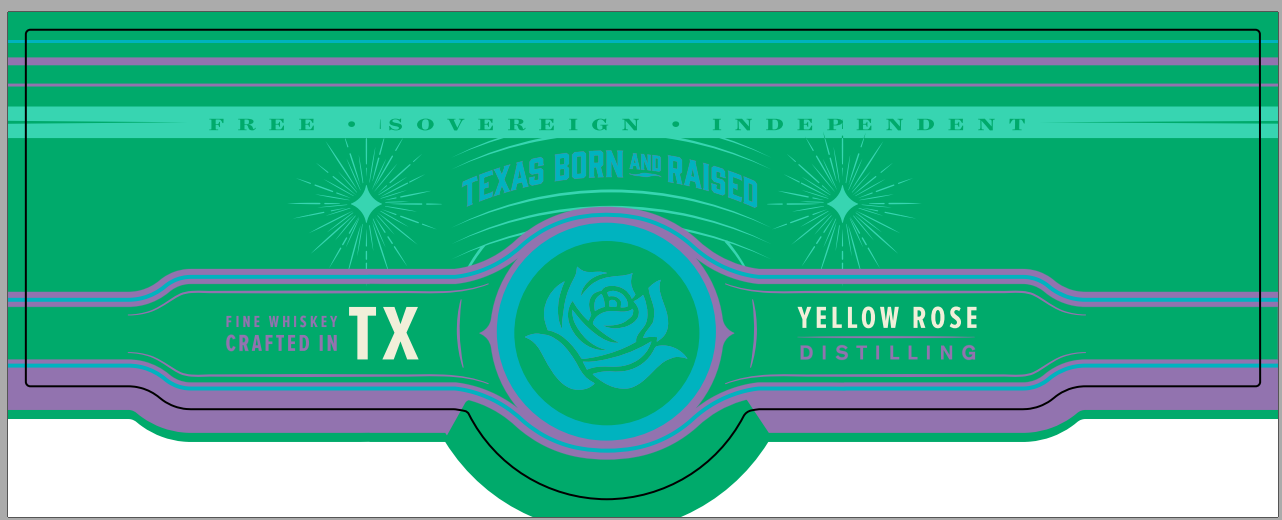 TABC label artwork for Kerr County