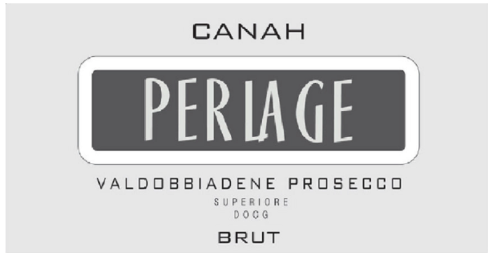 TABC label artwork for PERLAGE CANAH GLERA