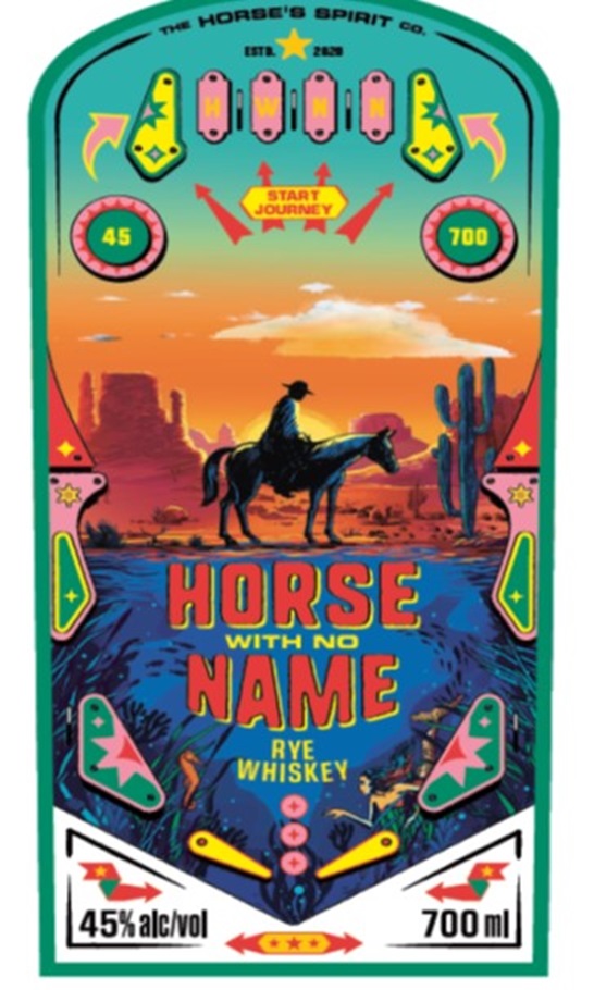 TABC label artwork for HORSE WITH NO NAME RYE WHISKEY