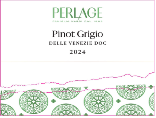 TABC label artwork for PERLAGE PINOT GRIGIO DELLE VENEZIE