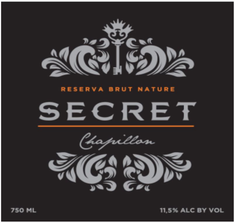 TABC label artwork for CHAPILLON SECRET RESERVA BRUT NATURE CAVA