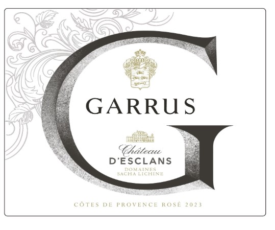 TABC label artwork for Chateau D'esclans Garrus