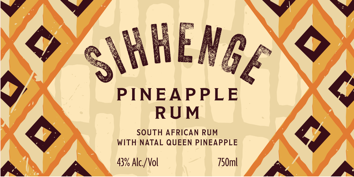 TABC label artwork for Sihhenge Pineapple Rum
