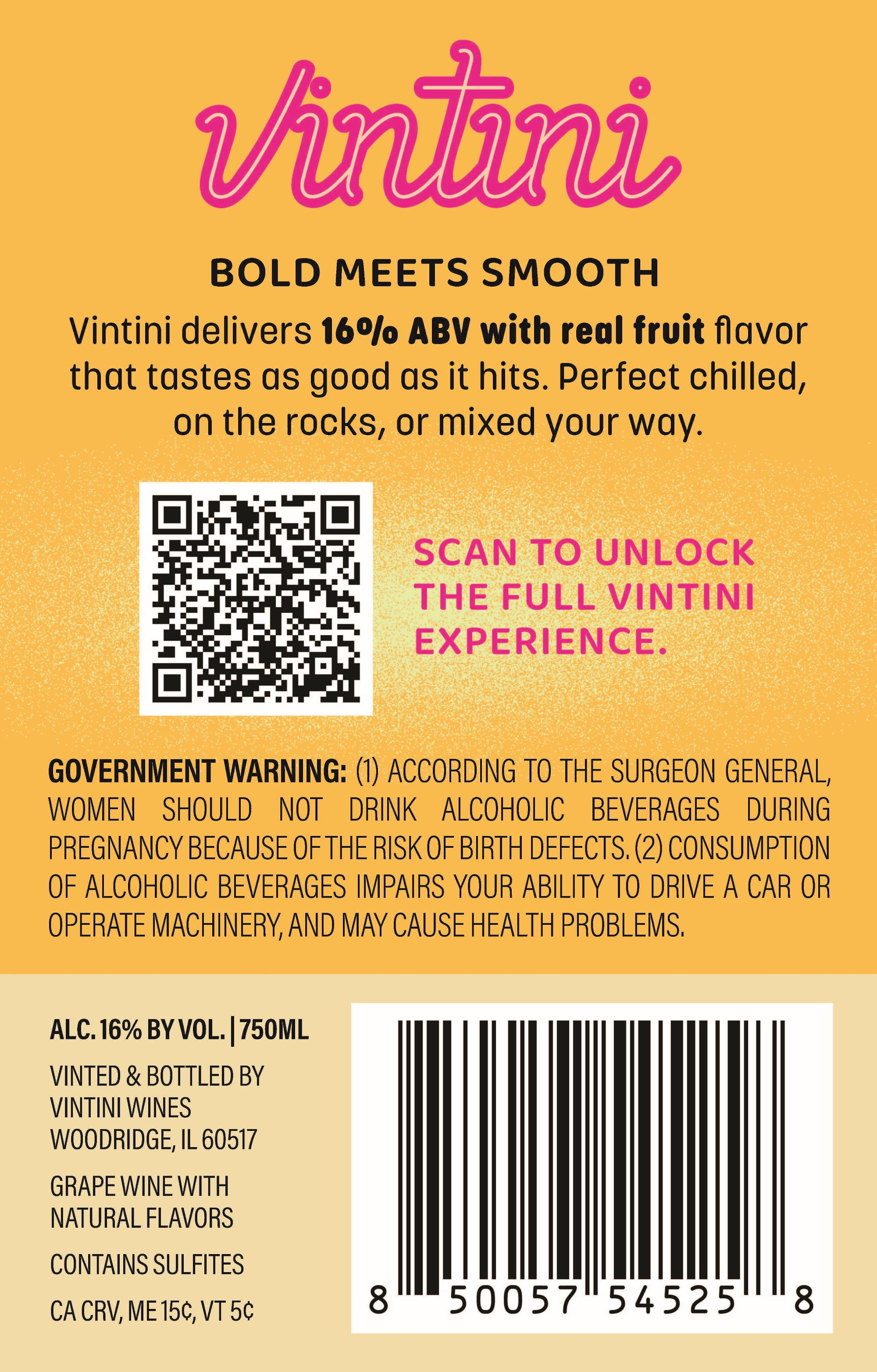 TABC label artwork for Vintini Pineapple Dessert Flavored Wine (25CH53)