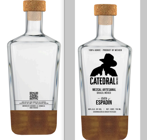 TABC label artwork for CATEDRAL DE MI PADRE MEZCAL ESPADIN