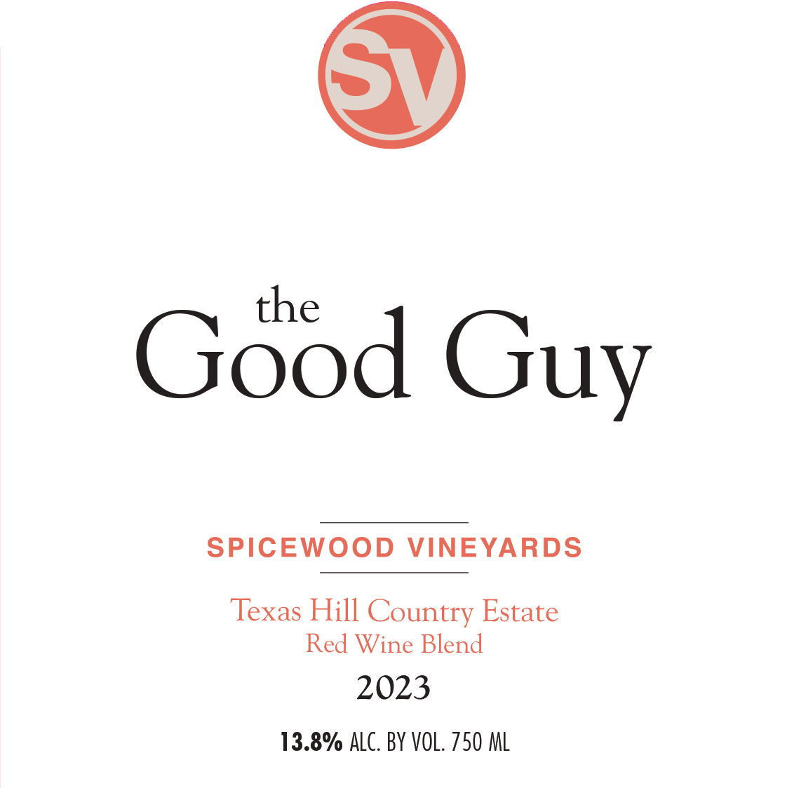 TABC label artwork for The Good Guy