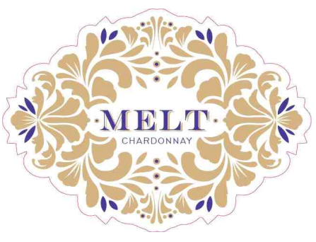 TABC label artwork for Melt Chardonnay California