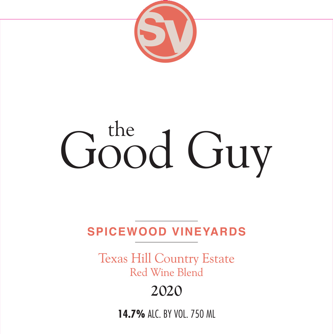 TABC label artwork for The Good Guy