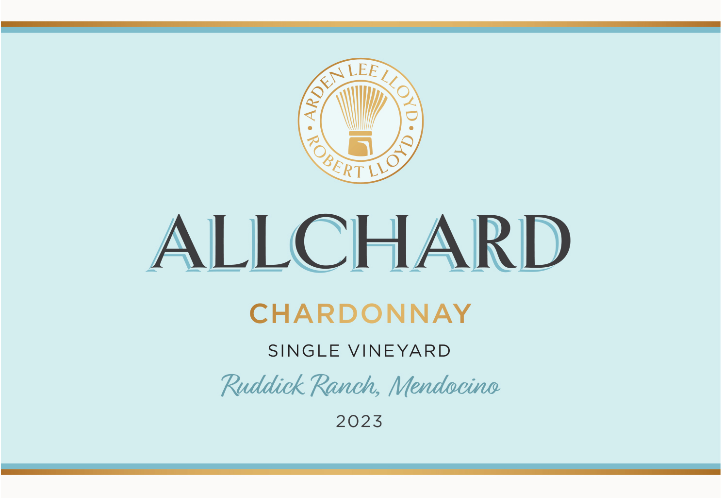TABC label artwork for ALLCHARD CHARDONNAY