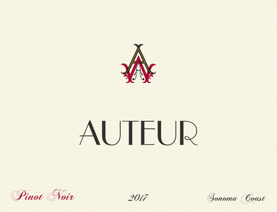 TABC label artwork for Auteur Pinot Noir, Sonoma Coast