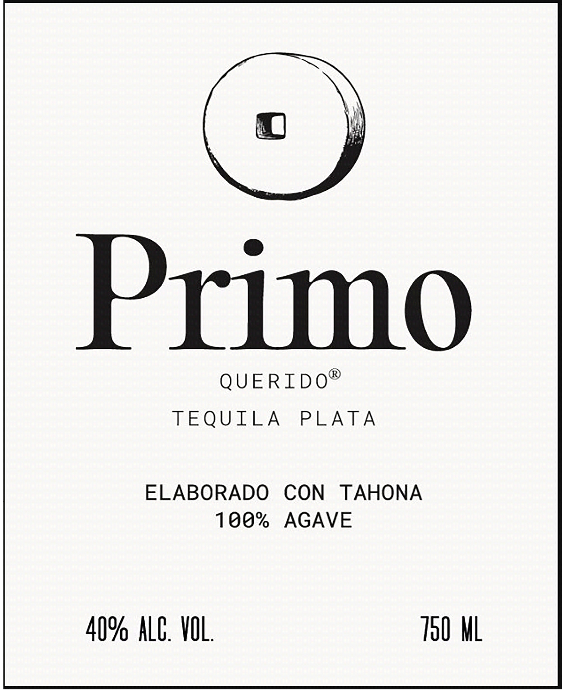 TABC label artwork for Primo Querido Blanco Tequila