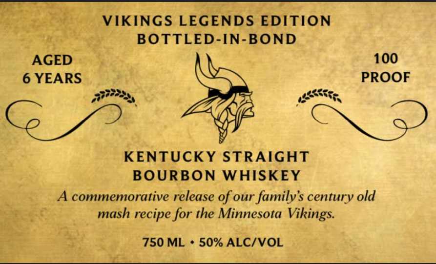 TABC label artwork for Vikings Legends Edition Bottled-In-Bond