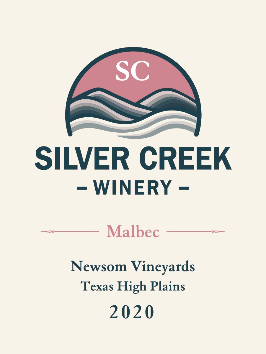 TABC label artwork for Silver Creek Winery Malbec