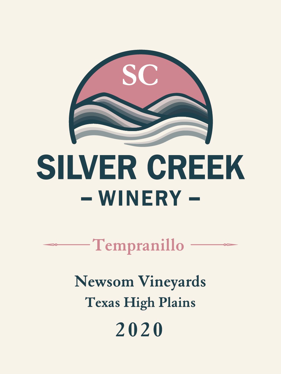 TABC label artwork for Silver Creek Winery Tempranillo