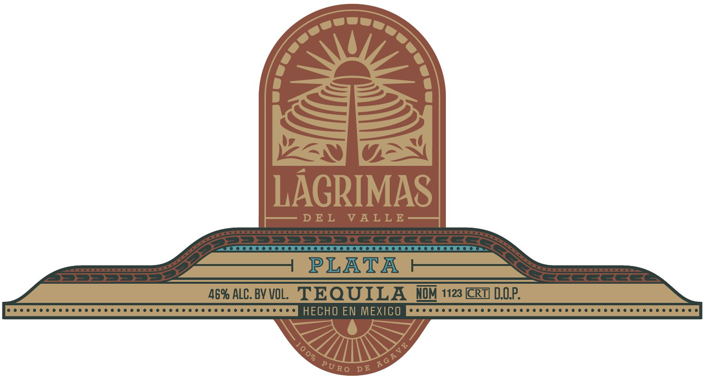 TABC label artwork for Lagrimas del Valle Plata La Mesa del Charco 2025