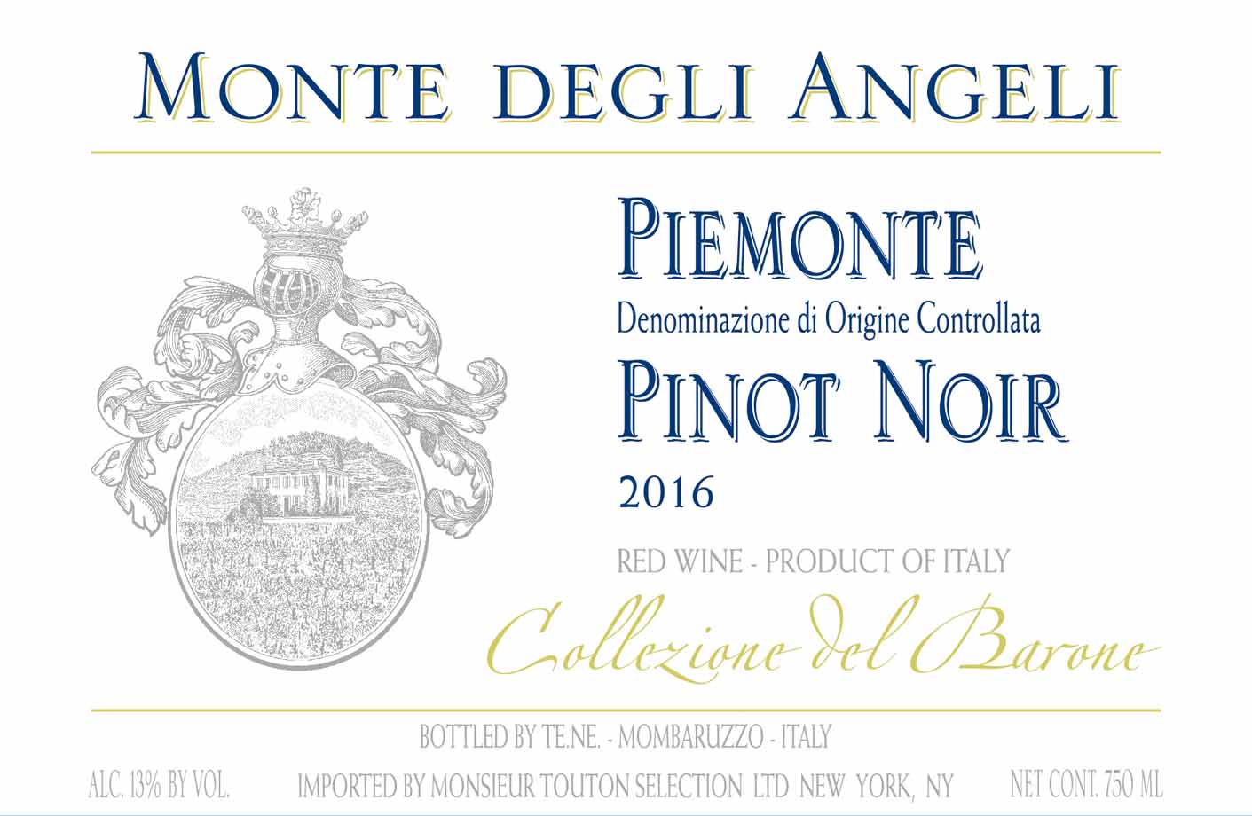 TABC label artwork for MONTE DEGLI ANGELI
