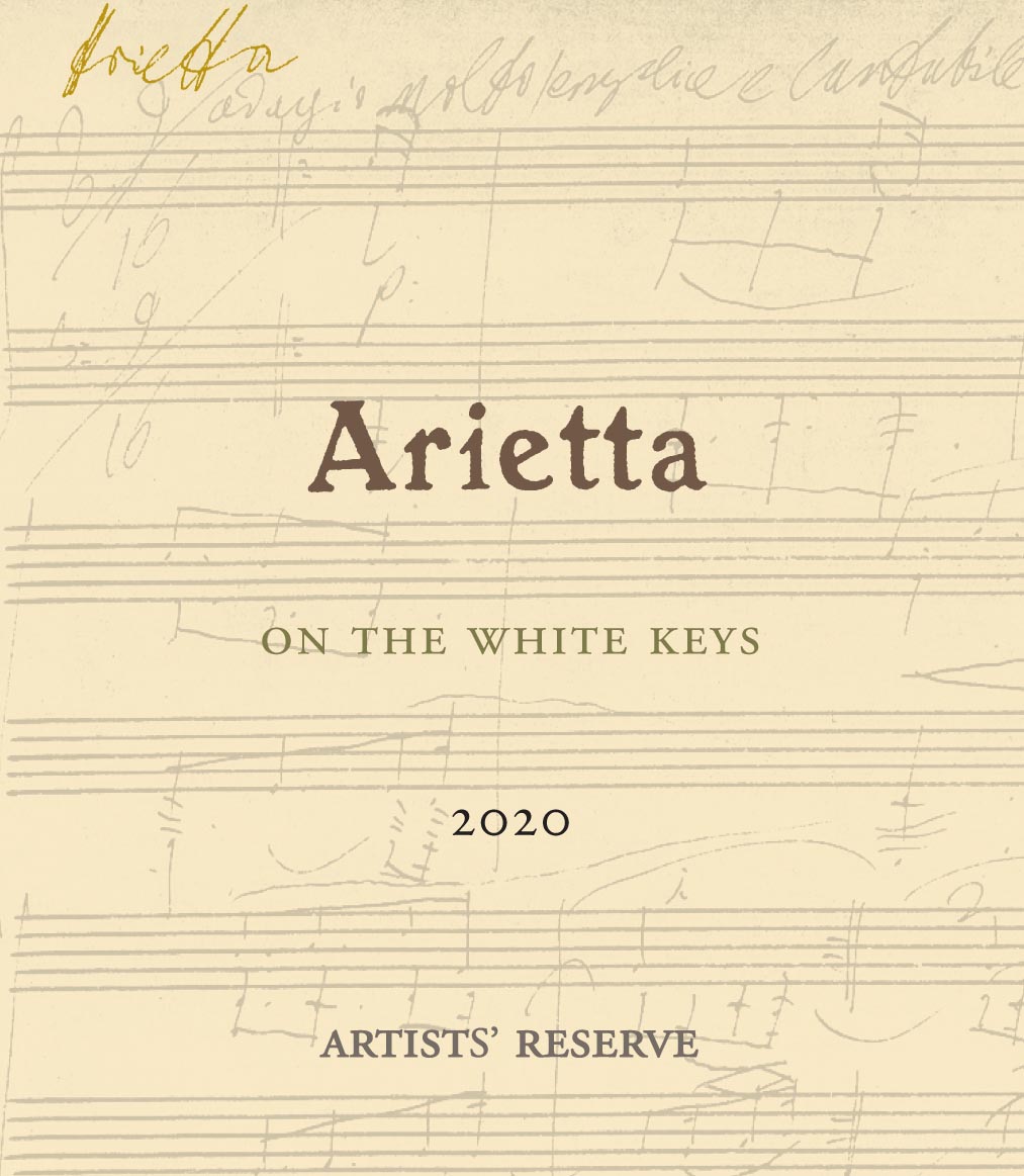 TABC label artwork for Arietta On The White Keys Artists' Reserve White Wine California