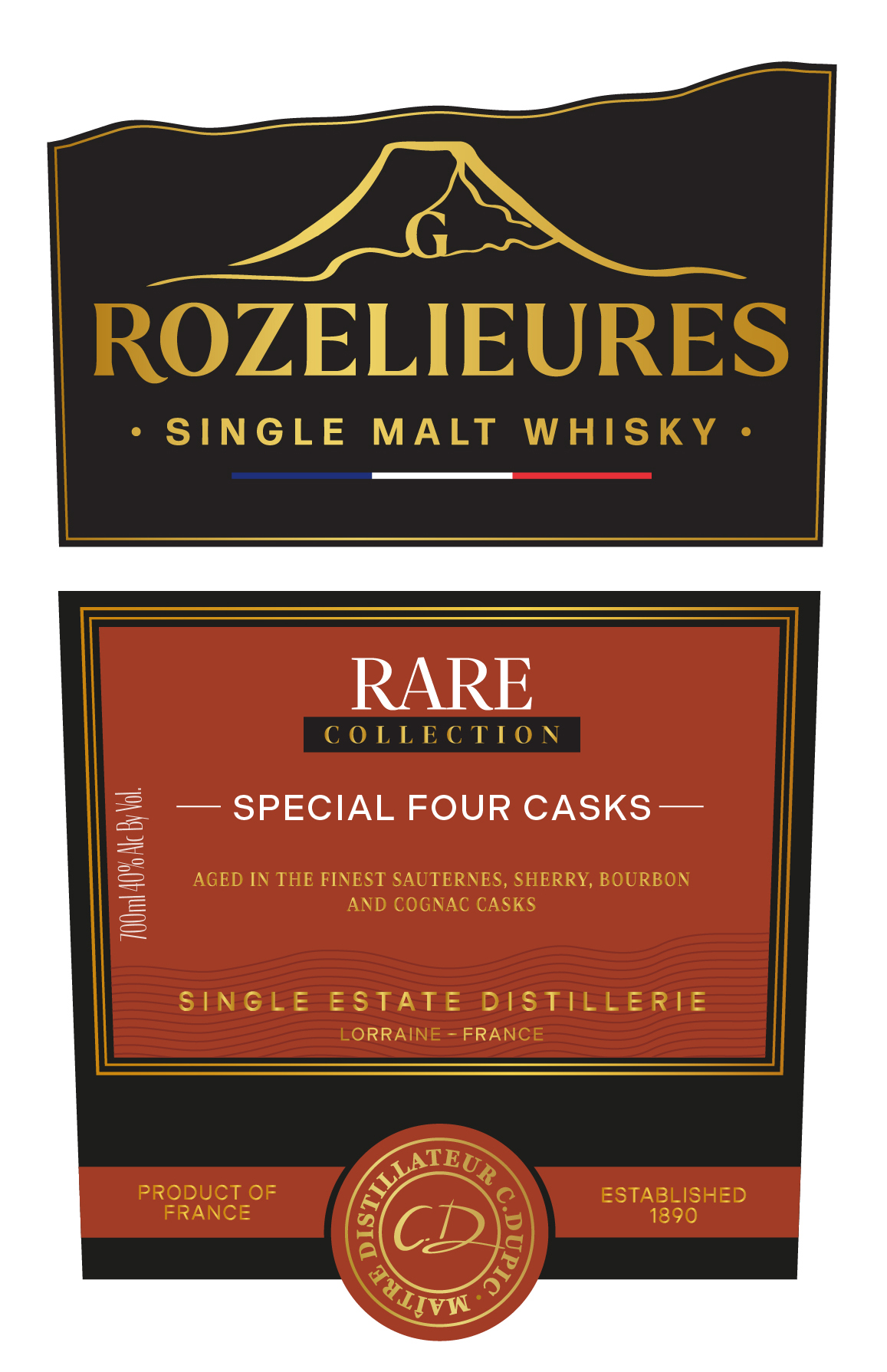 TABC label artwork for Rozelieures Rare Collection