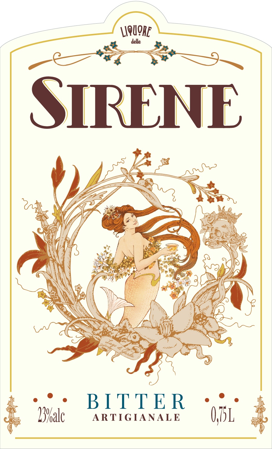 TABC label artwork for LIQUORE DELLE SIRENE BITTER