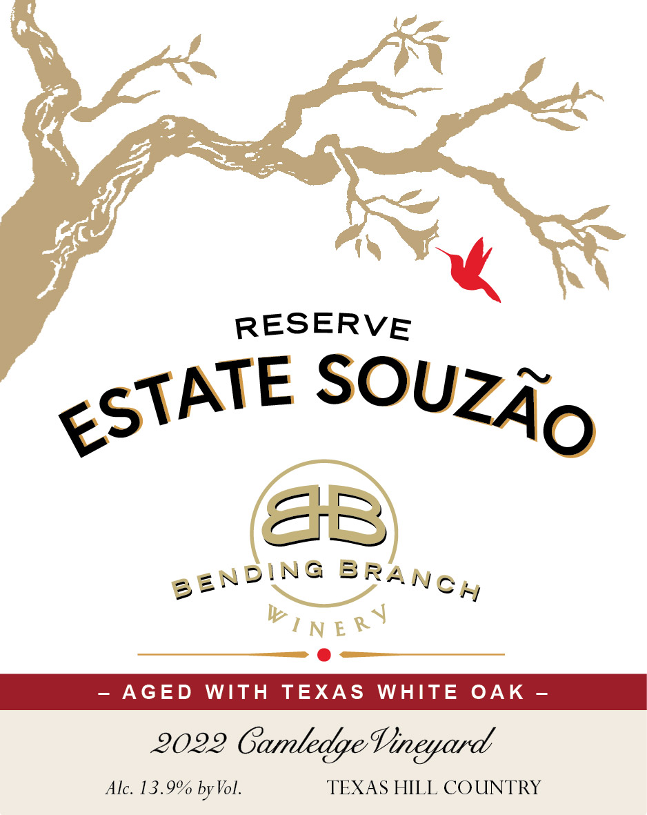 TABC label artwork for BBW Reserve Estate Souzao, TWO