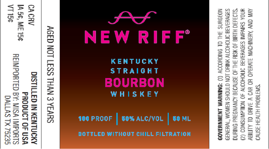 TABC label artwork for NEW RIFF