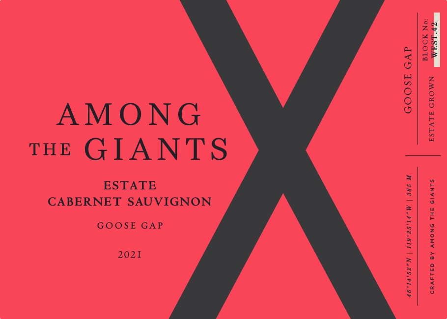 TABC label artwork for Among The Giants Cabernet Sauvignon Goose Gap