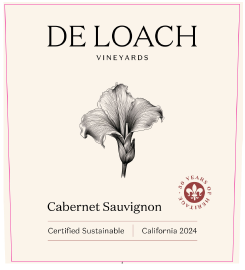 TABC label artwork for DE LOACH VINEYARDS CABERNET SAUVIGNON