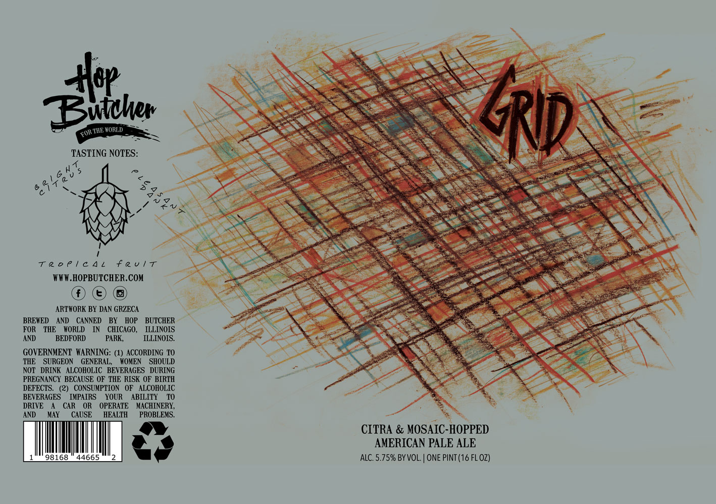 TABC label artwork for Grid