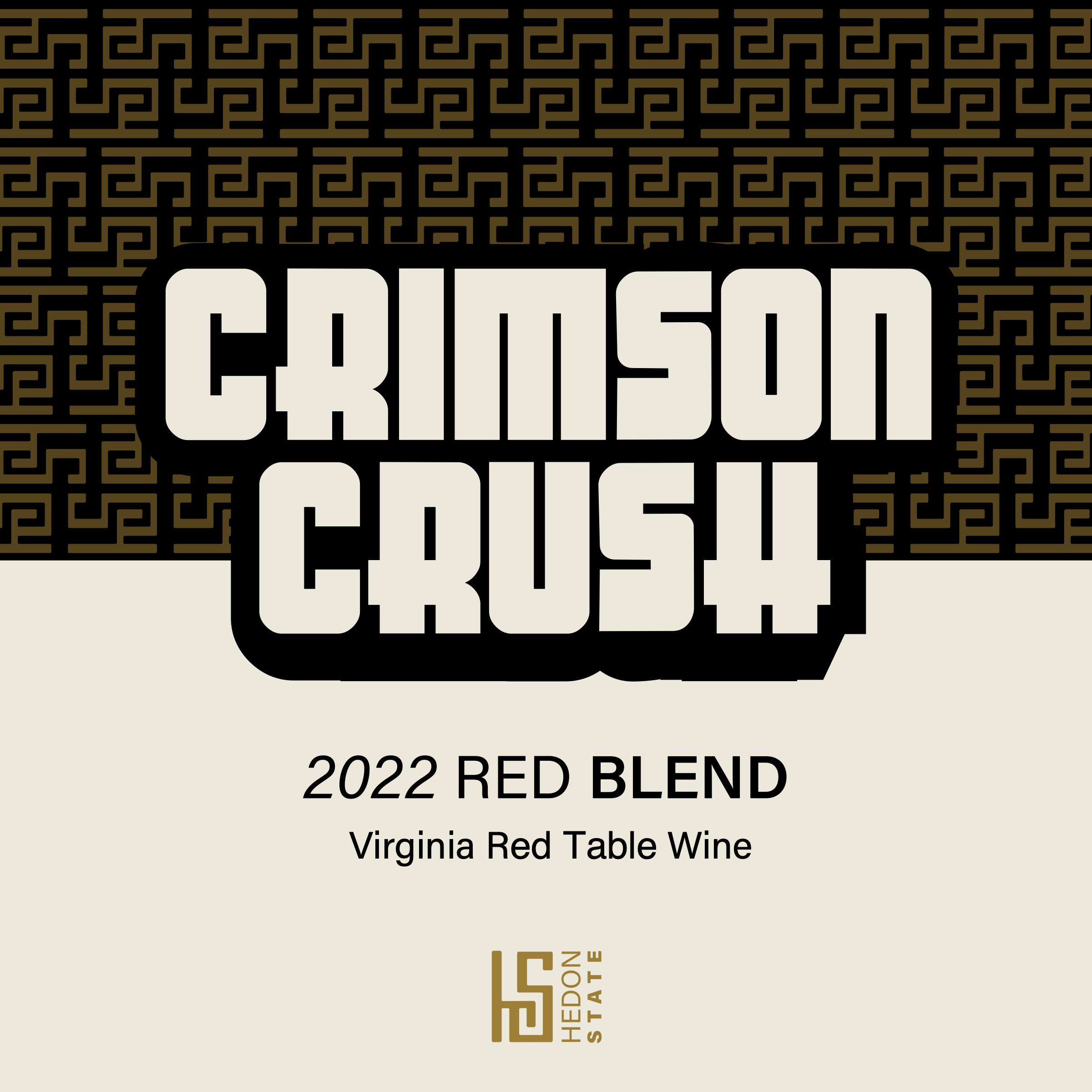 TABC label artwork for Crimson Crush