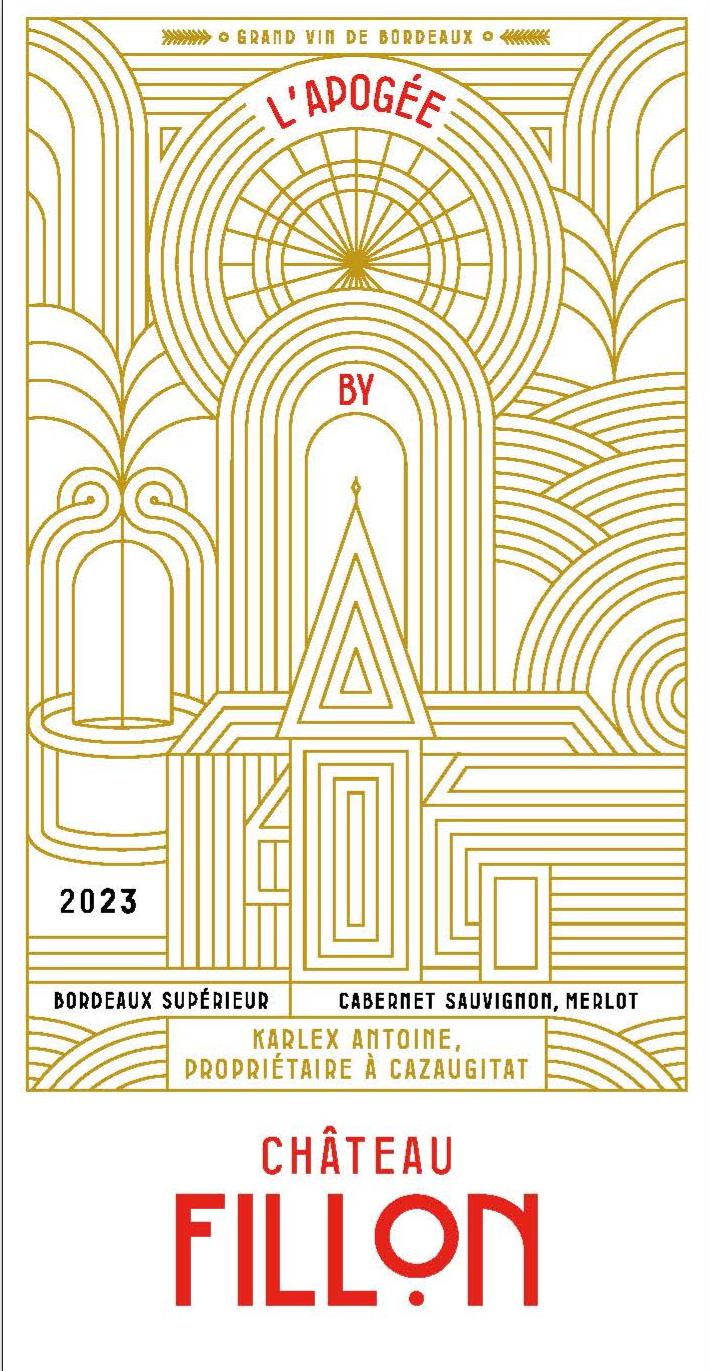 TABC label artwork for Chateau Fillon L'Apogee Cabernet Sauvignon Merlot
